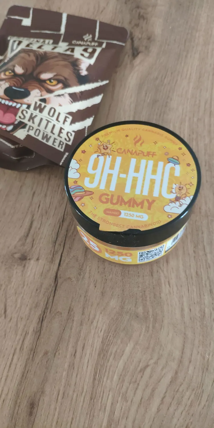 Canapuff 9H-HHC Gummies Mango vingummi 10 stk søt