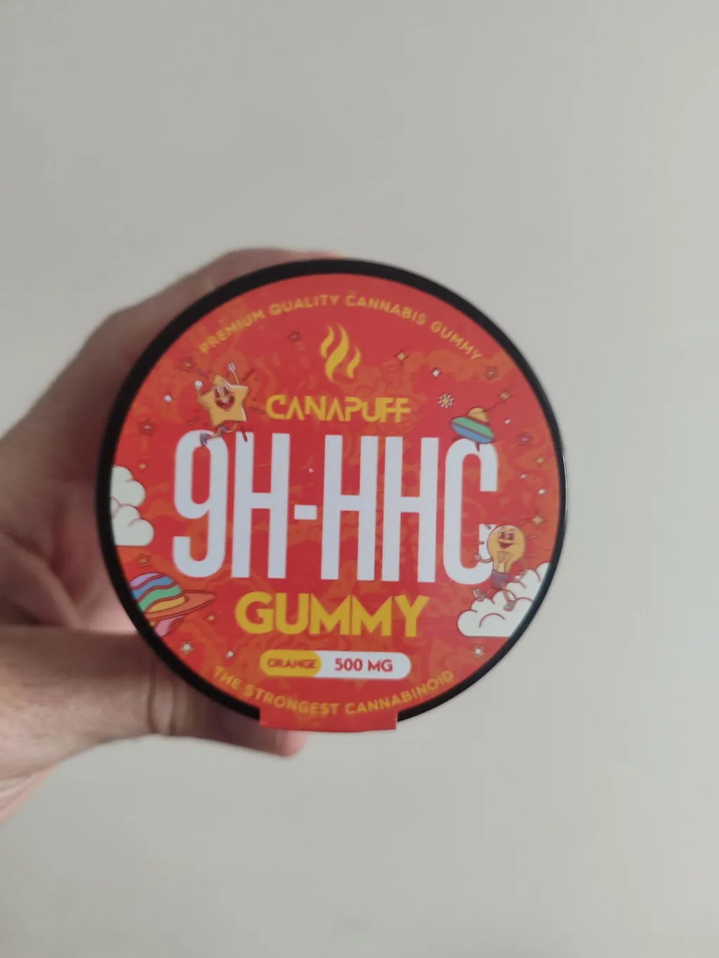 Canapuff 9H-HHC Gummies Appelsin gummi 10 stk sitrus
