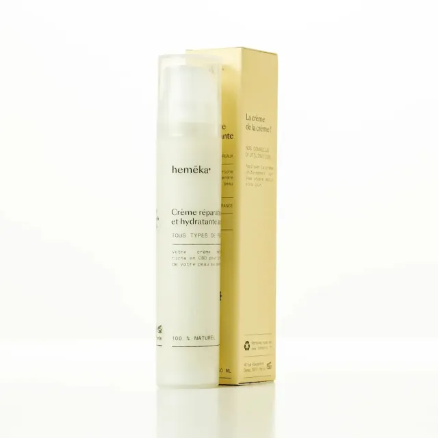 Hemeka CBD reparerende hudkrem 50 ml 500 mg