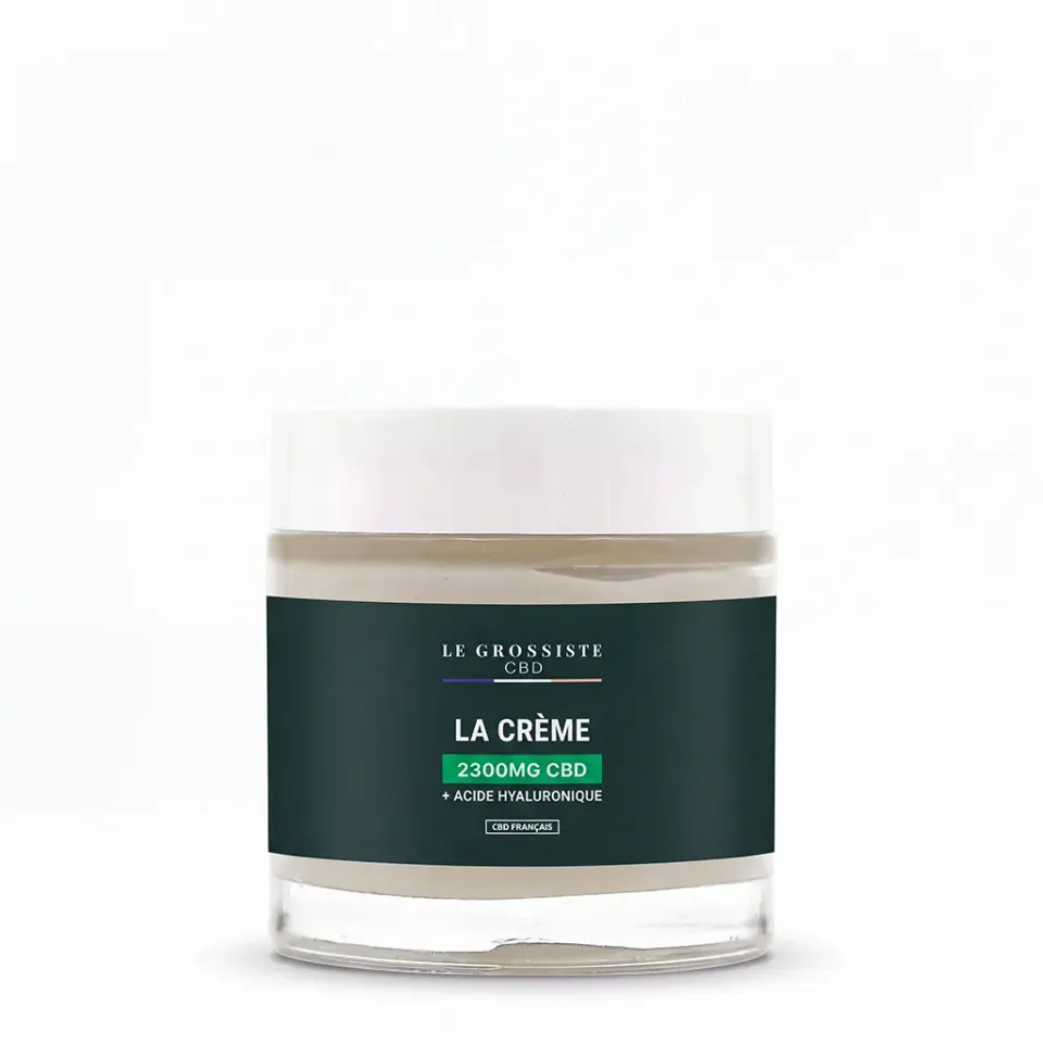 LeGrossiste CBD-krem 5% krukke hamp ginseng