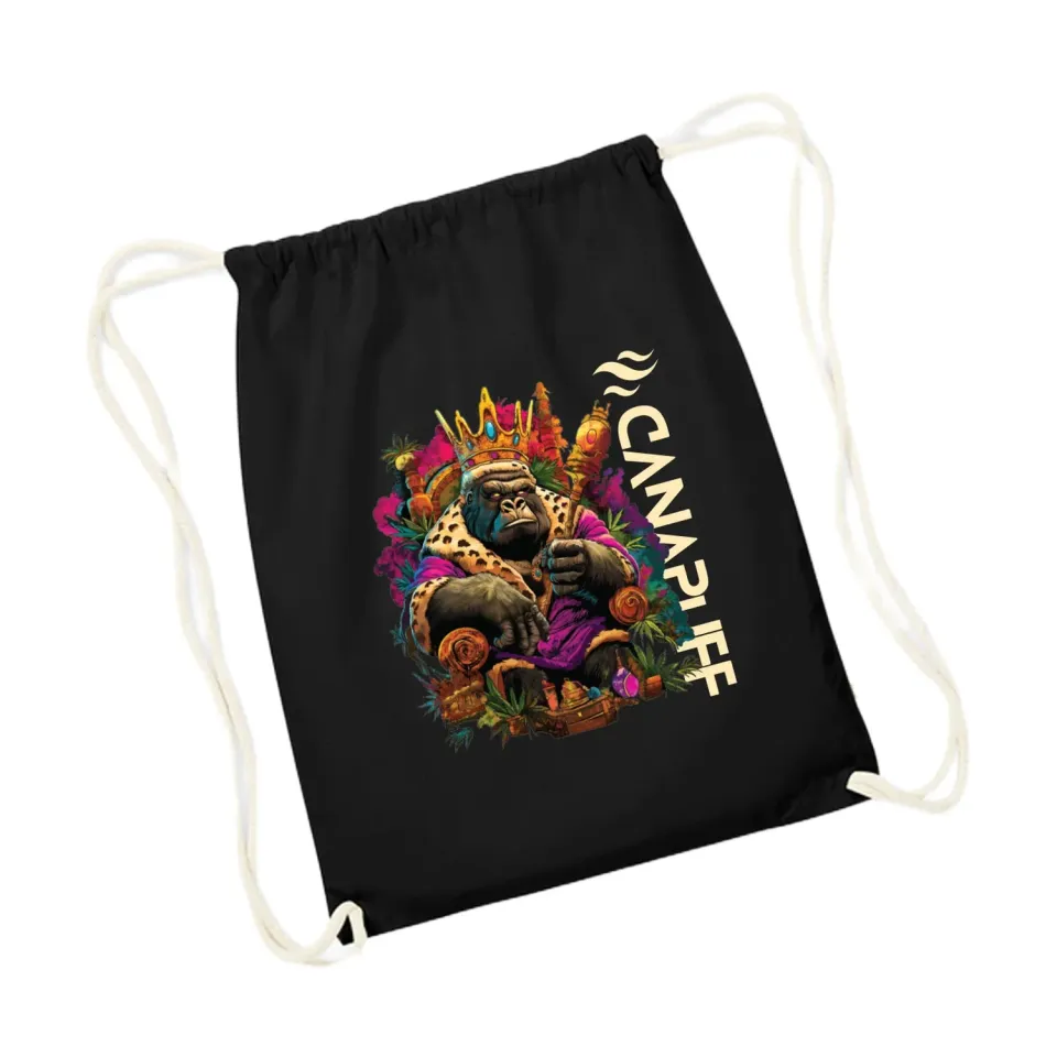Canapuff Monkey King trekkpose svart 13L