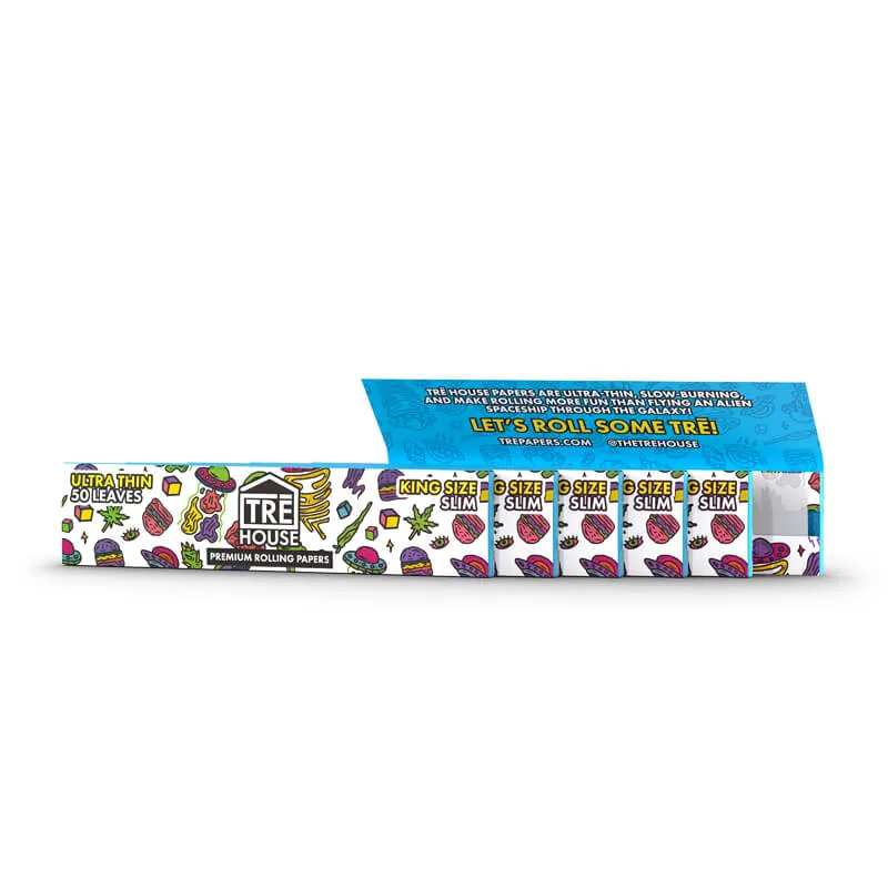 TRE HOUSE King-Size Slim rullepapir 50 blader 6 pk