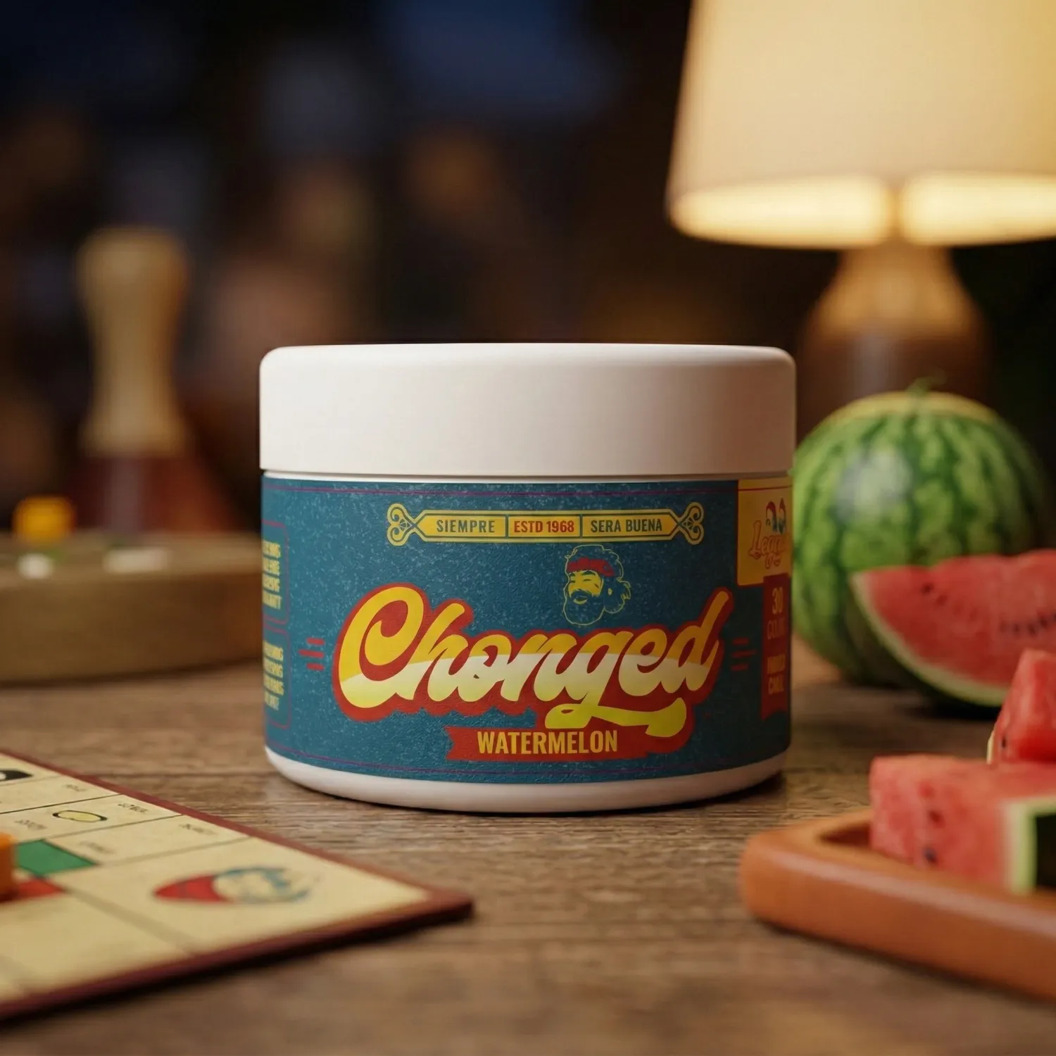 Cheech & Chong Legends Indica vingummi watermelon 600 mg THC