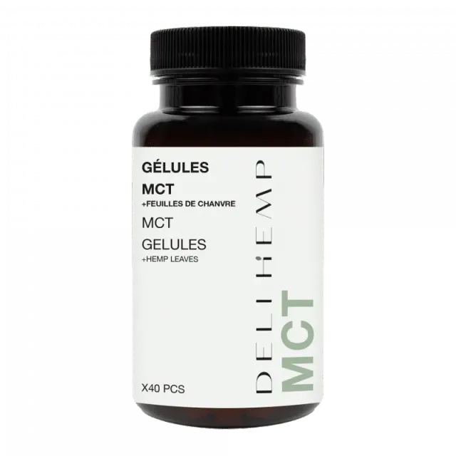 LeGrossiste MCT Chanvre CBD-kapsler 1 eske energi