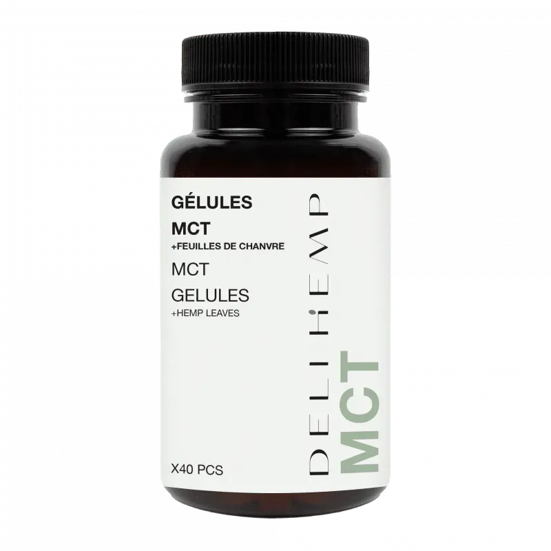 LeGrossiste MCT Chanvre CBD-kapsler 1 eske energi