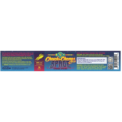Cheech & Chong Space Chews THC-gummies tropical 300 mg