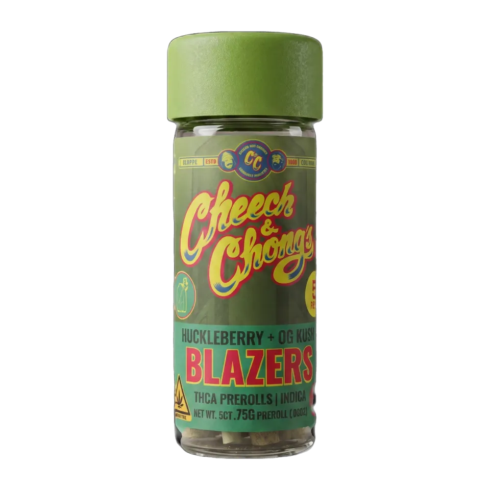 Cheech & Chong Blazers Huckleberry OG Kush prerolls 5-pk 3,75g indica