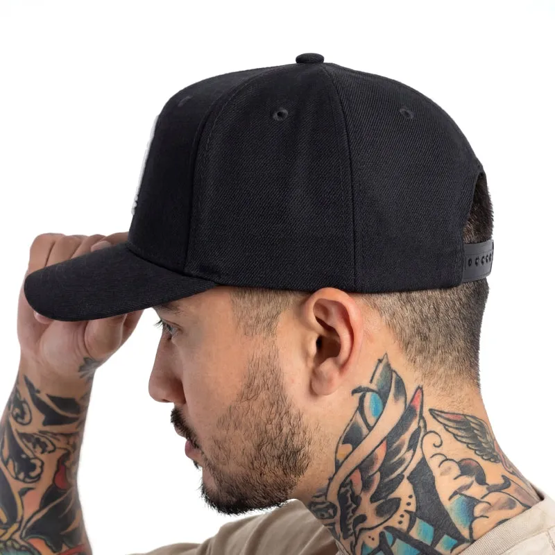 TRE HOUSE Classic Logo Snapback caps svart justerbar