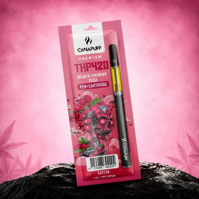 Canapuff THP420 Black Cherry Fizz 79% penn + patron cola