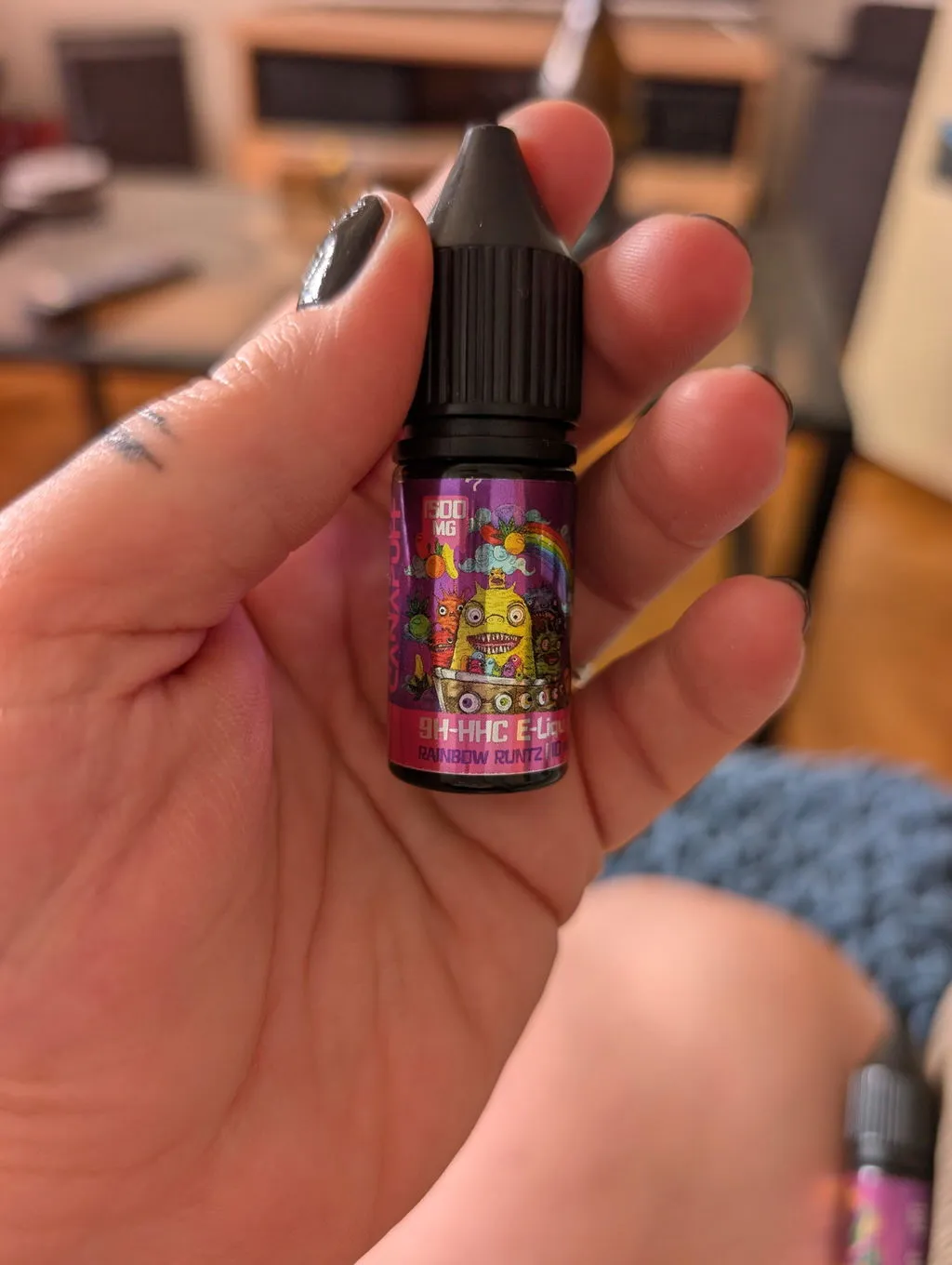 Canapuff 9H-HHC Rainbow Runtz væske 1500mg frukt