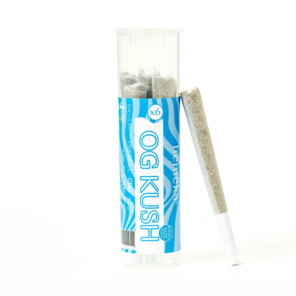 Hemeka OG Kush CBD preroll enkeltvis 14 % CBD