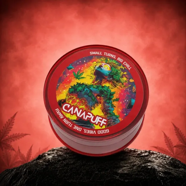Canapuff Euforic mini grinder 40 mm plast