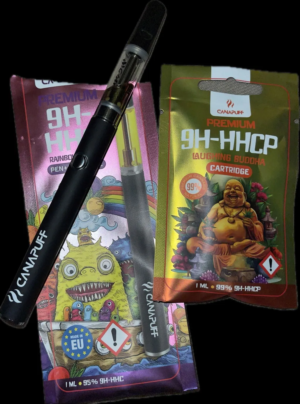 CANAPUFF 9H-HHC Rainbow Runtz penn + patron 95%