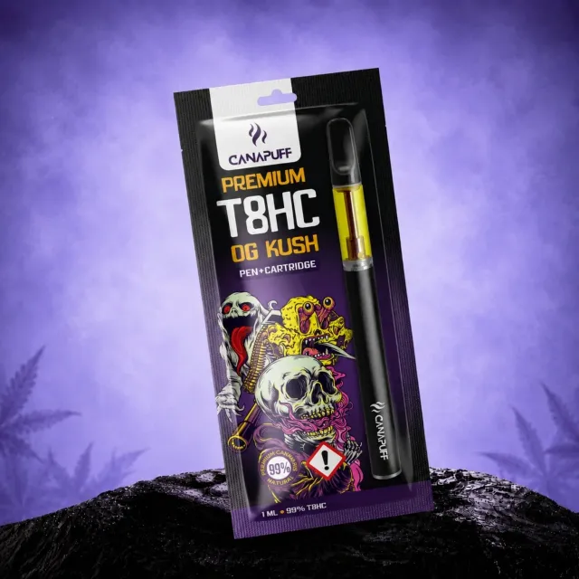 Canapuff T8HC OG Kush 99% vapepenn furu