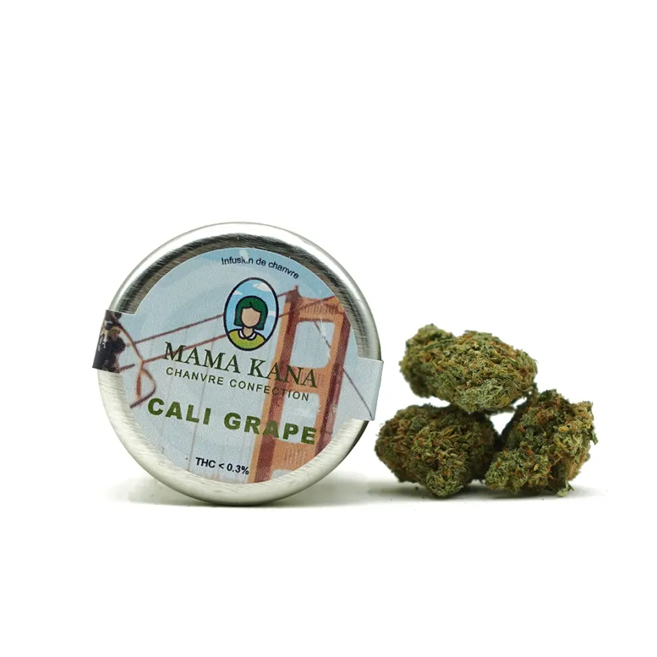LeGrossiste Cali Grape CBD-blomst 5x5 g indoor drue