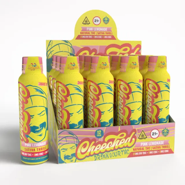 Cheech & Chong Legends Sativa THC shot pink lemonade 300 mg