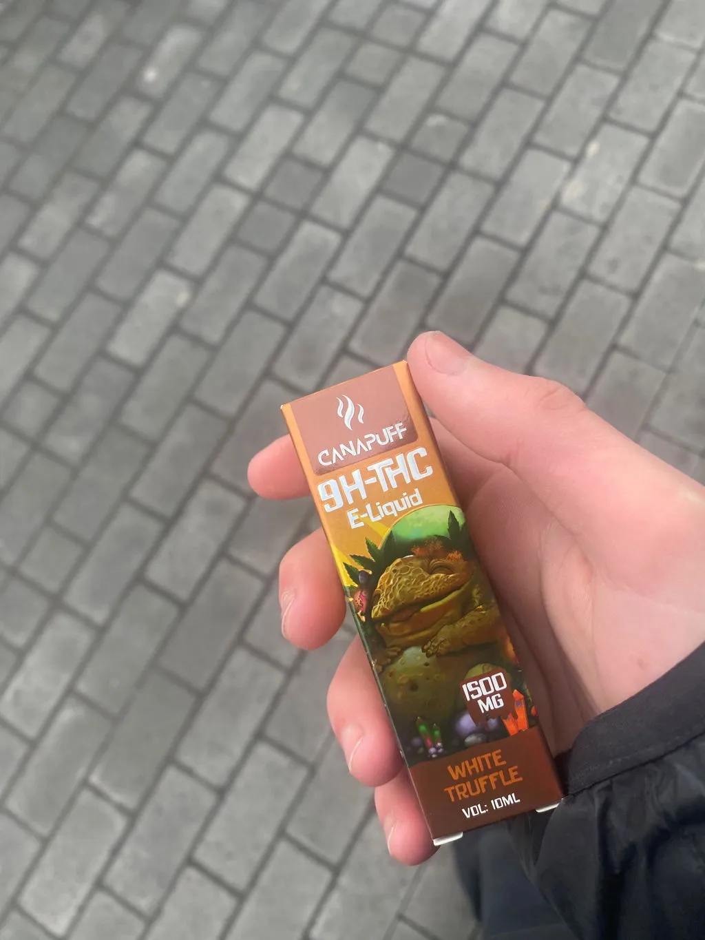 Canapuff 9H-THC White Truffle væske 1500mg nøtt