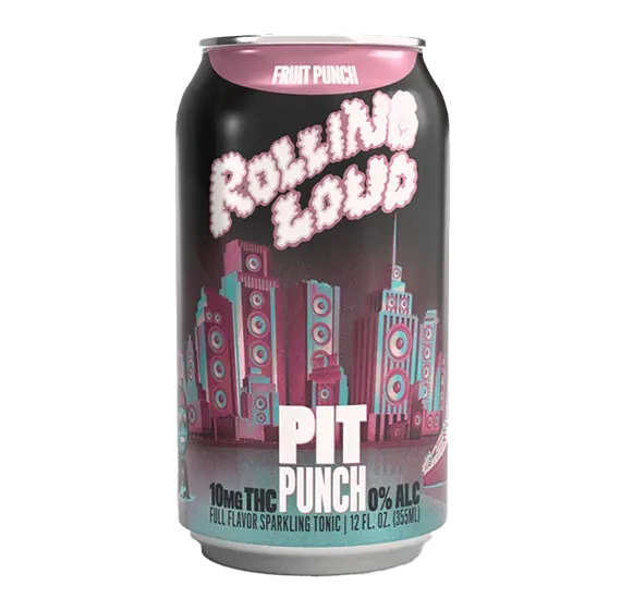 Cheech & Chong Pit Punch THC-drikk fruit punch 4-pak 40 mg