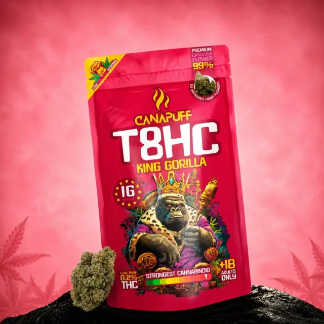 Canapuff T8HC King Gorilla blomst 1g 99%