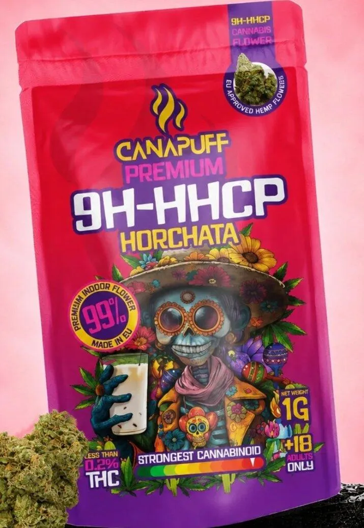 CanaPuff Horchata 9H-HHCP topskudd 1 g kremet søt