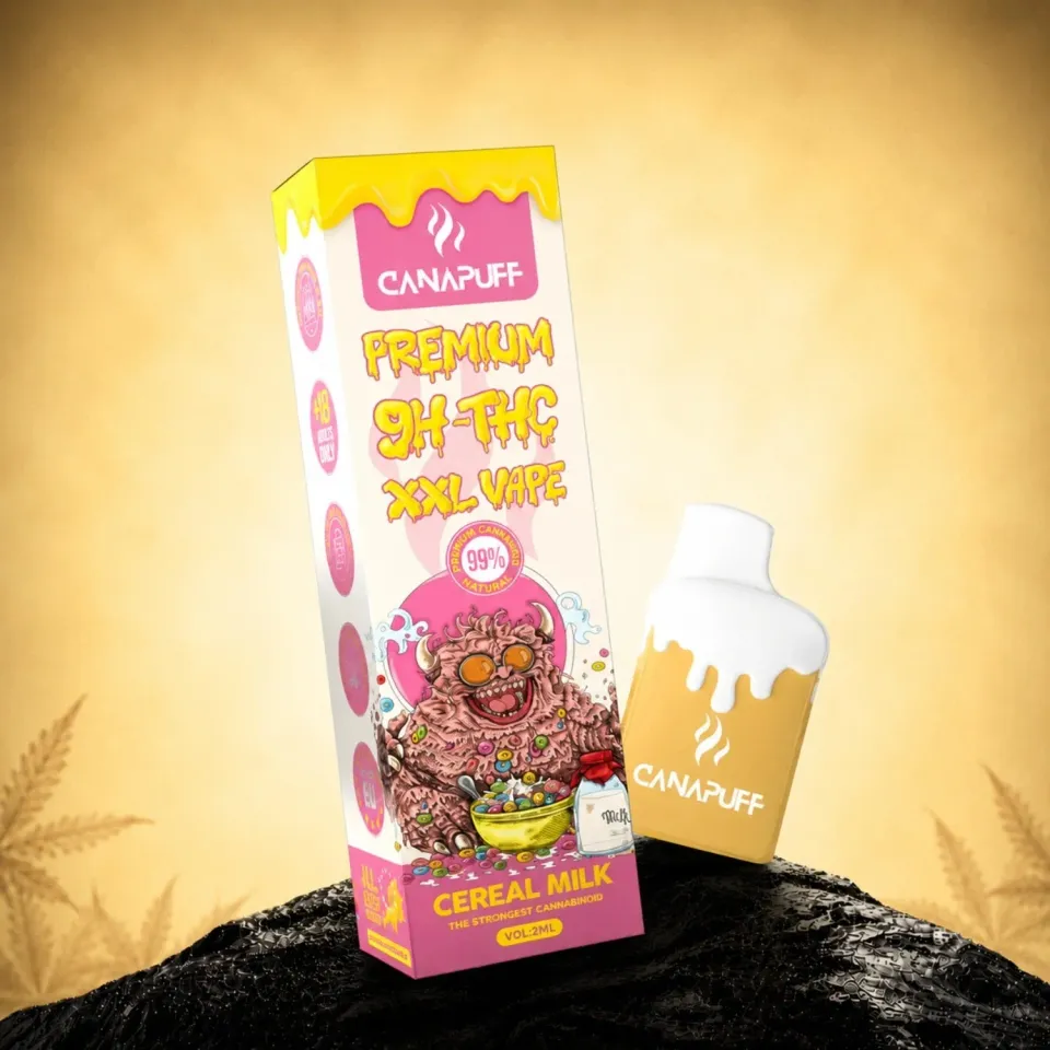 Canapuff Cereal Milk 9H-THC XXL-vape 2 ml 99 %