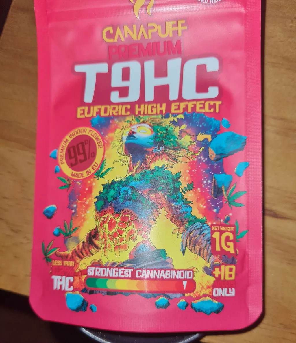 Canapuff Euforic T9HC-blomst 1g tropisk