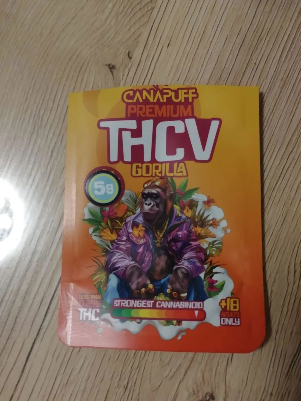 Canapuff Gorilla 69% thcv-blomster 1 g fruktig