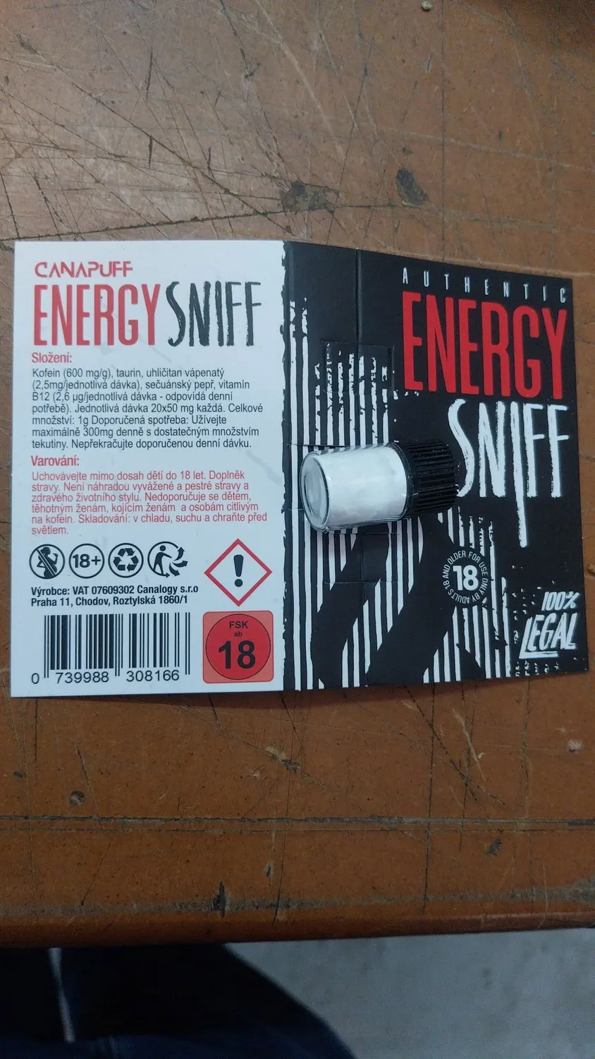 Canapuff Energy Sniff koffeinsniff 600 mg/g