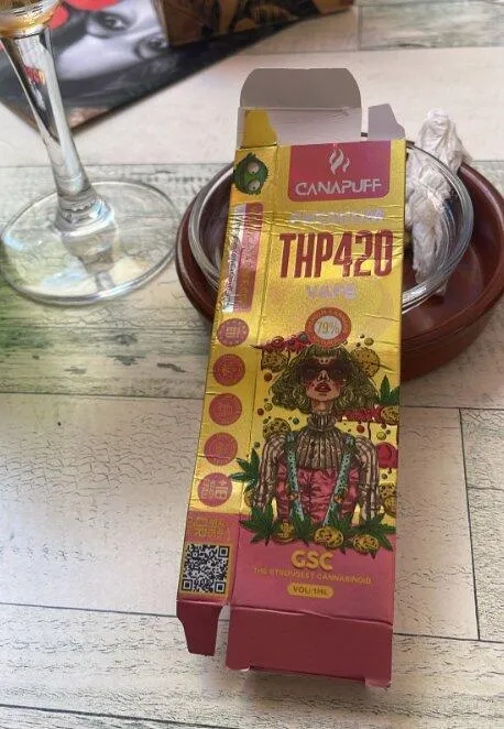 Canapuff GSC THP420 vape 1 ml 79% kush-smak