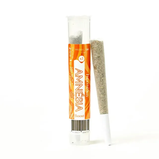 Hemeka Amnesia Boost preroll CBD singel sitron