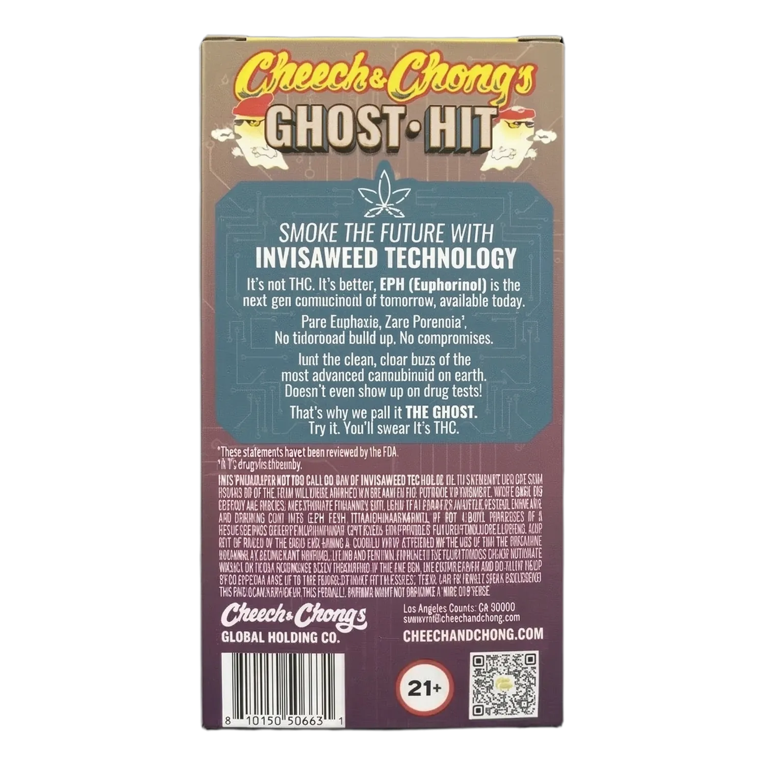 Cheech & Chong Ghost Hit EPN vape LA Confidential sativa