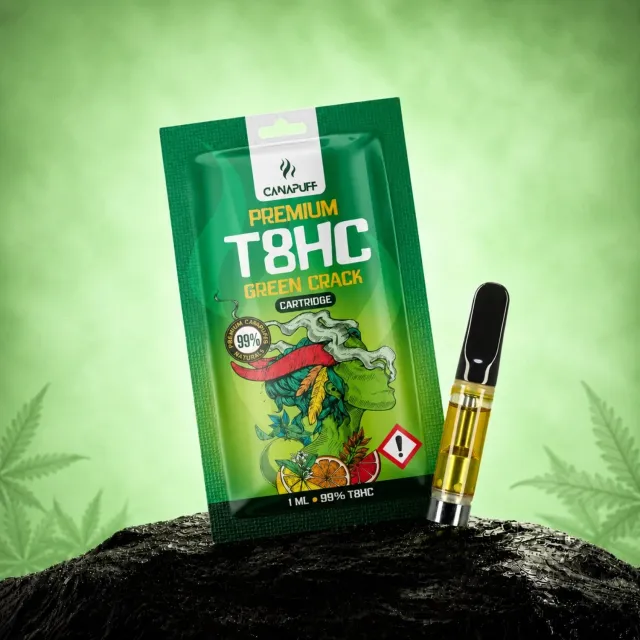 Canapuff T8HC Green Crack vapepatron 99%