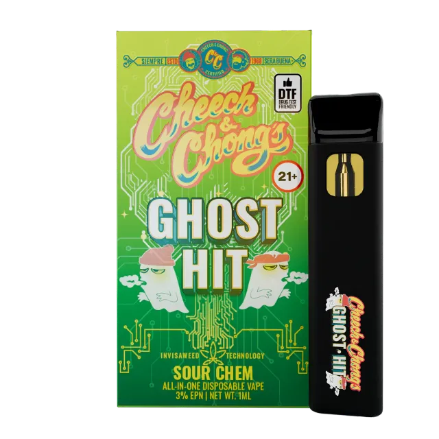 Cheech & Chong Ghost Hit vape Sour Chem sativa