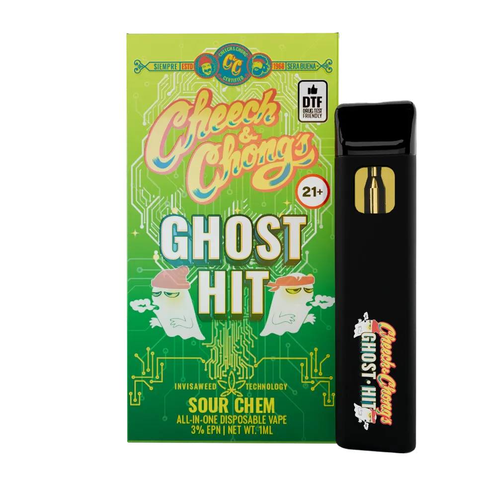 Cheech & Chong Ghost Hit vape Sour Chem sativa