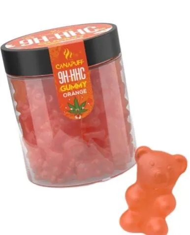 Canapuff 9H-HHC Gummies Appelsin gummi 10 stk sitrus