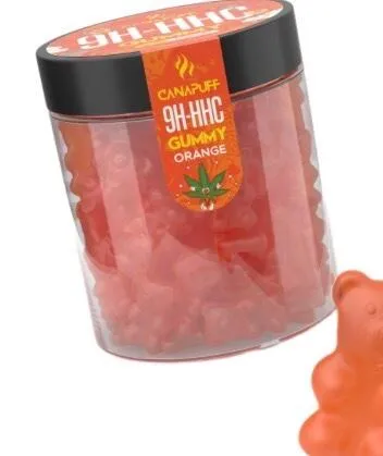 Canapuff 9H-HHC Gummies Appelsin gummi 10 stk sitrus