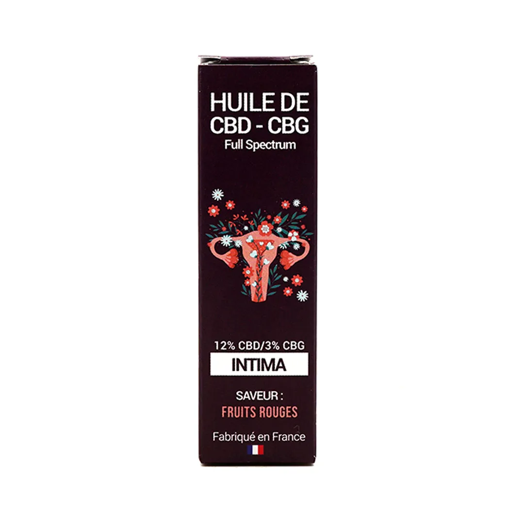 Mama Kana Intima 10% CBD + 10% CBG olje røde bær