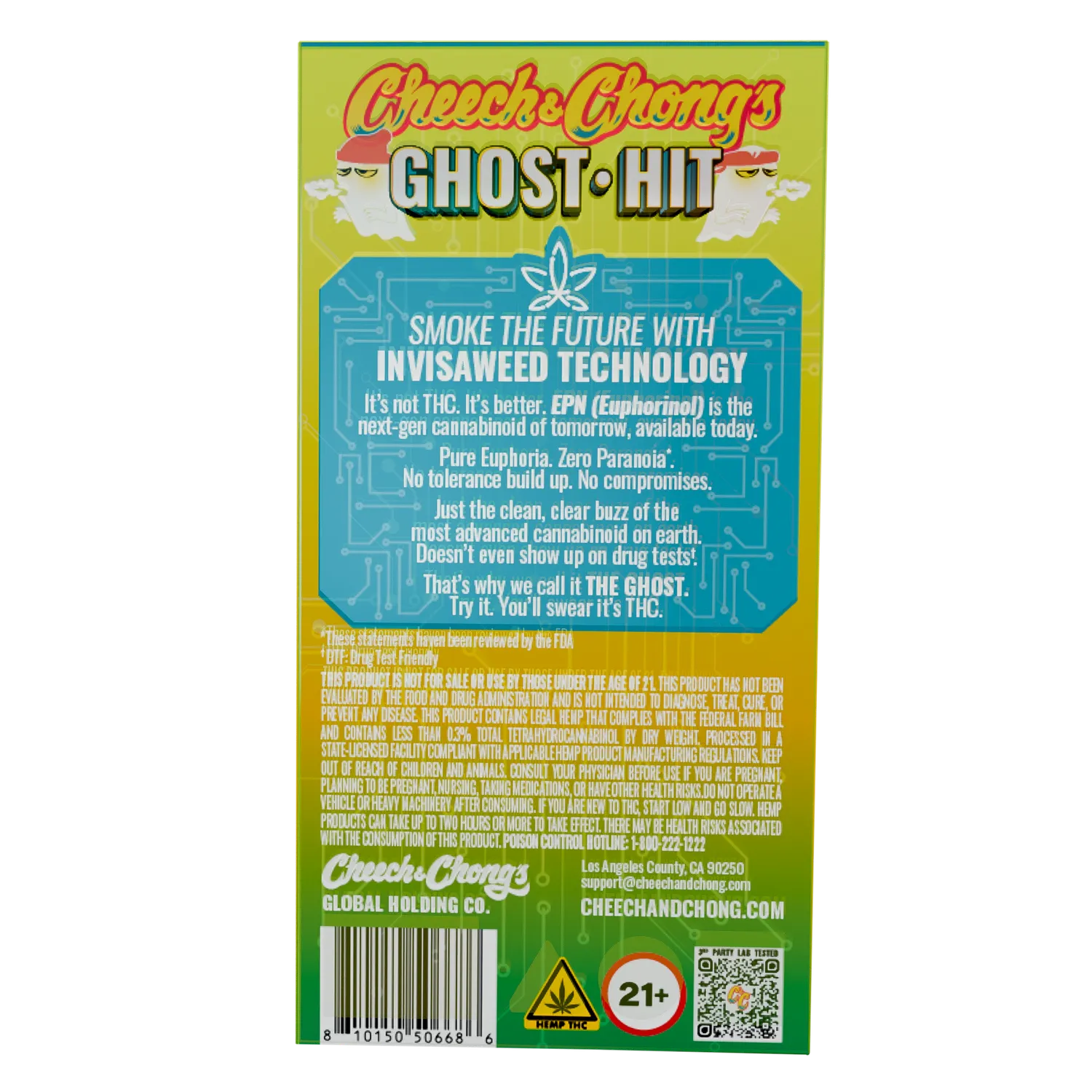 Cheech & Chong Ghost Hit vape citron sativa EPN