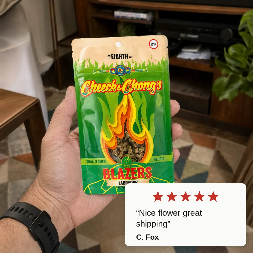 Cheech & Chong Blazers Labrador blomst 3,5 g sativa THCa