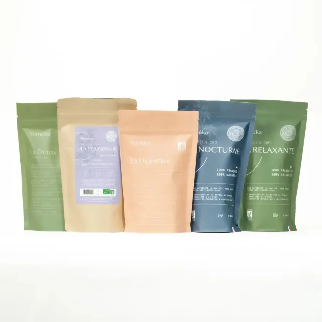 Hemeka CBD Urtete Lot 5 infusjoner 5x35g