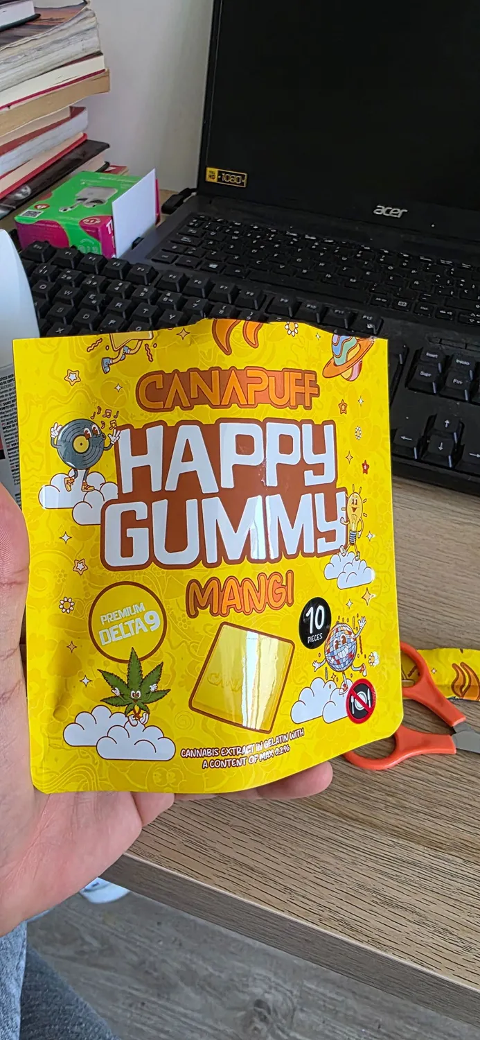 CanaPuff Happy Mangi gummy 1 stk mango