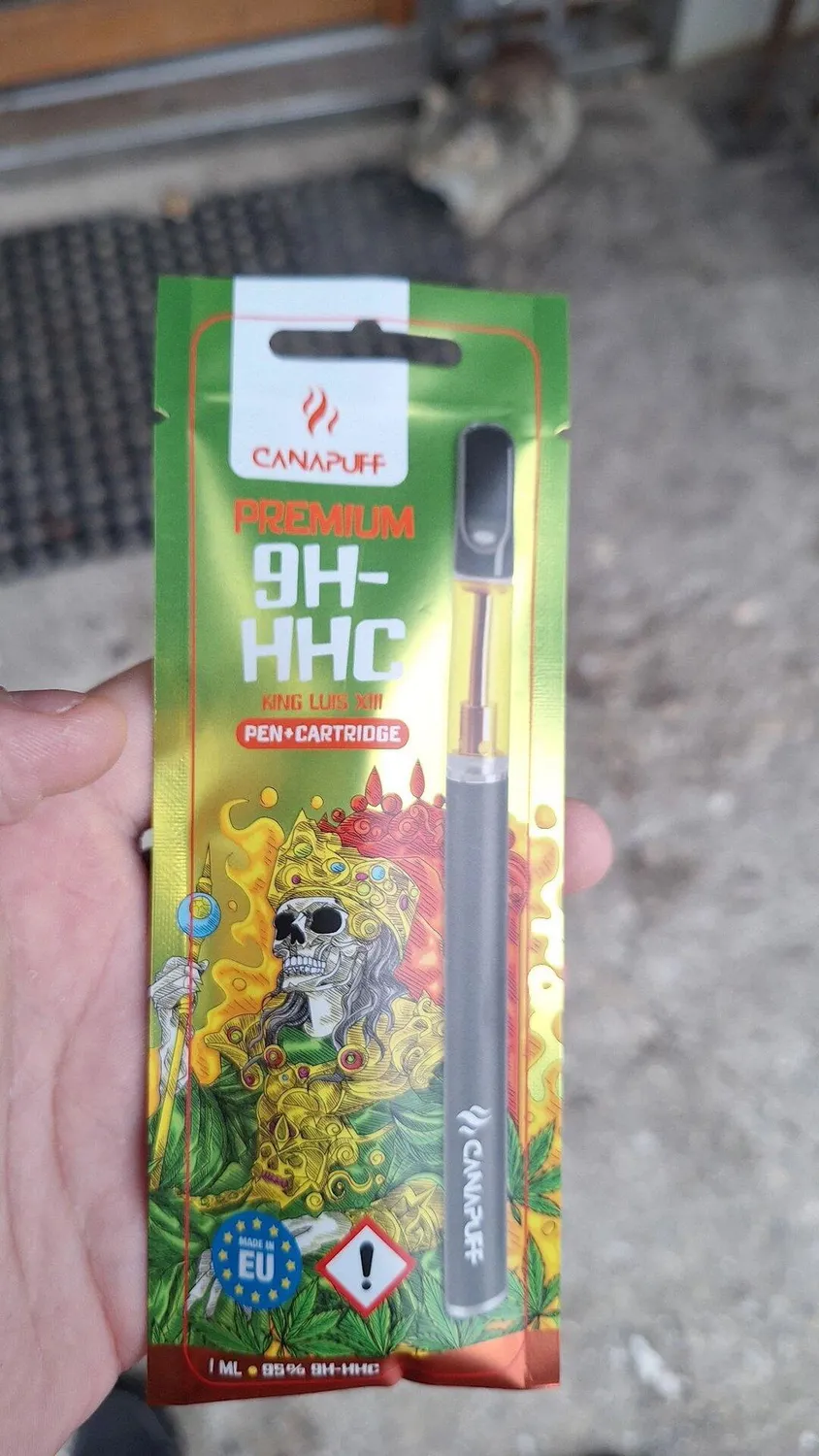 Canapuff King Luis XIII 9H-HHC vape penn 95% klassisk