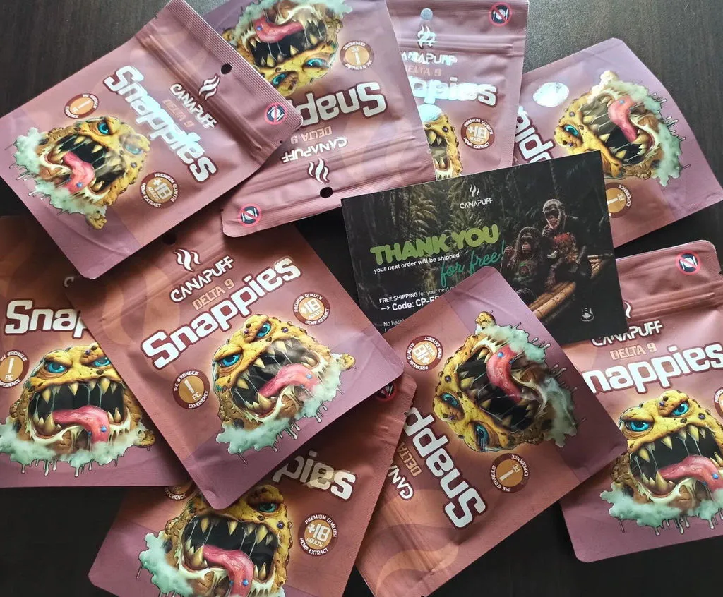 Canapuff Happy Chocolate Bitter sjokolade 5 stk mørk