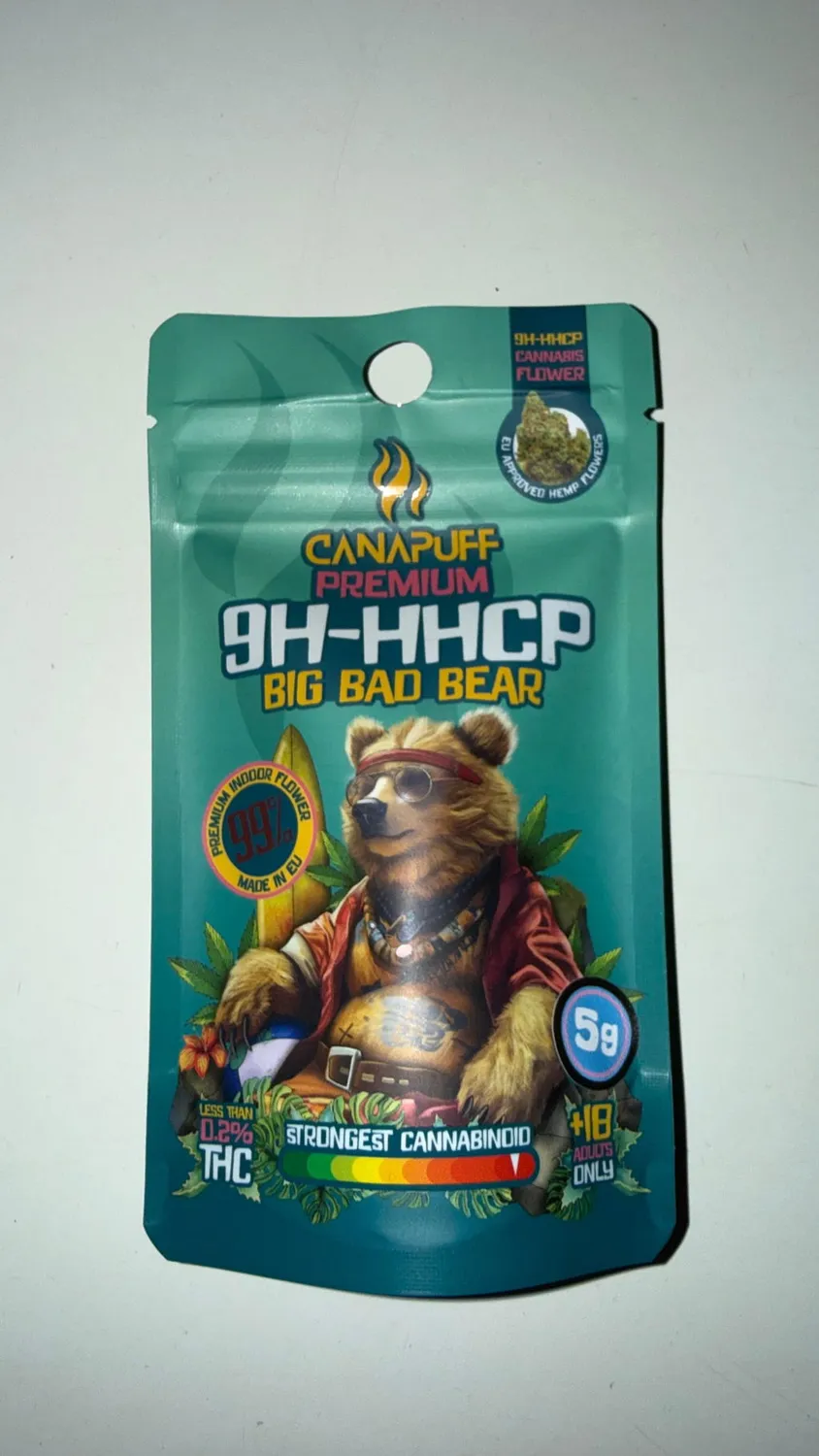 Canapuff Big Bad Bear 9H-HHCP-blomst 1 g furu