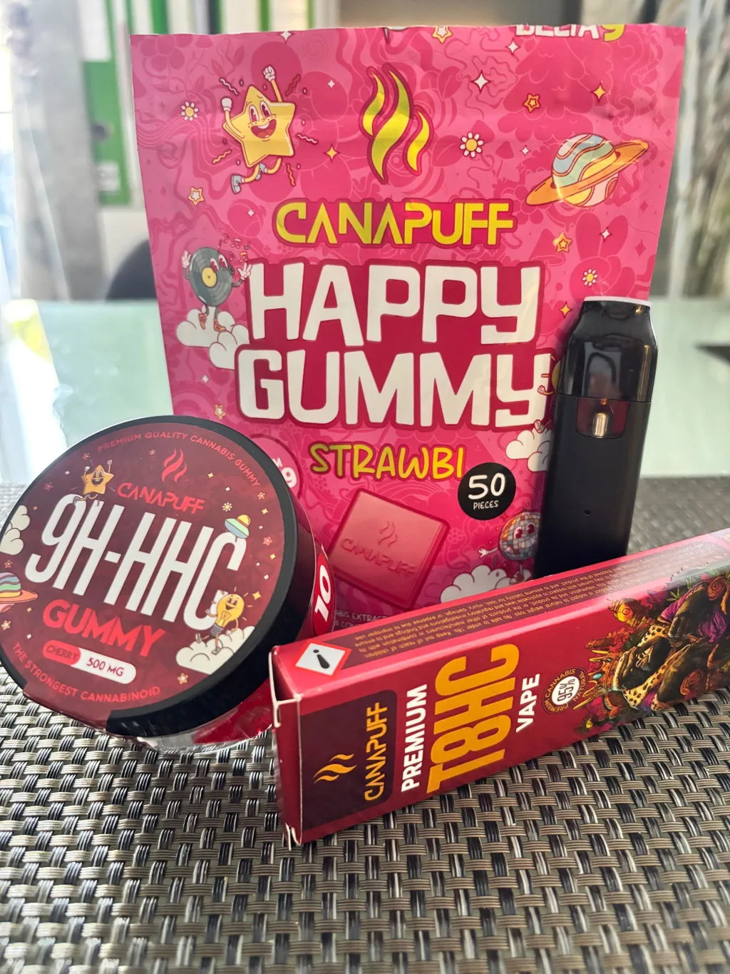 Canapuff T8HC King Gorilla vape 1ml 95%