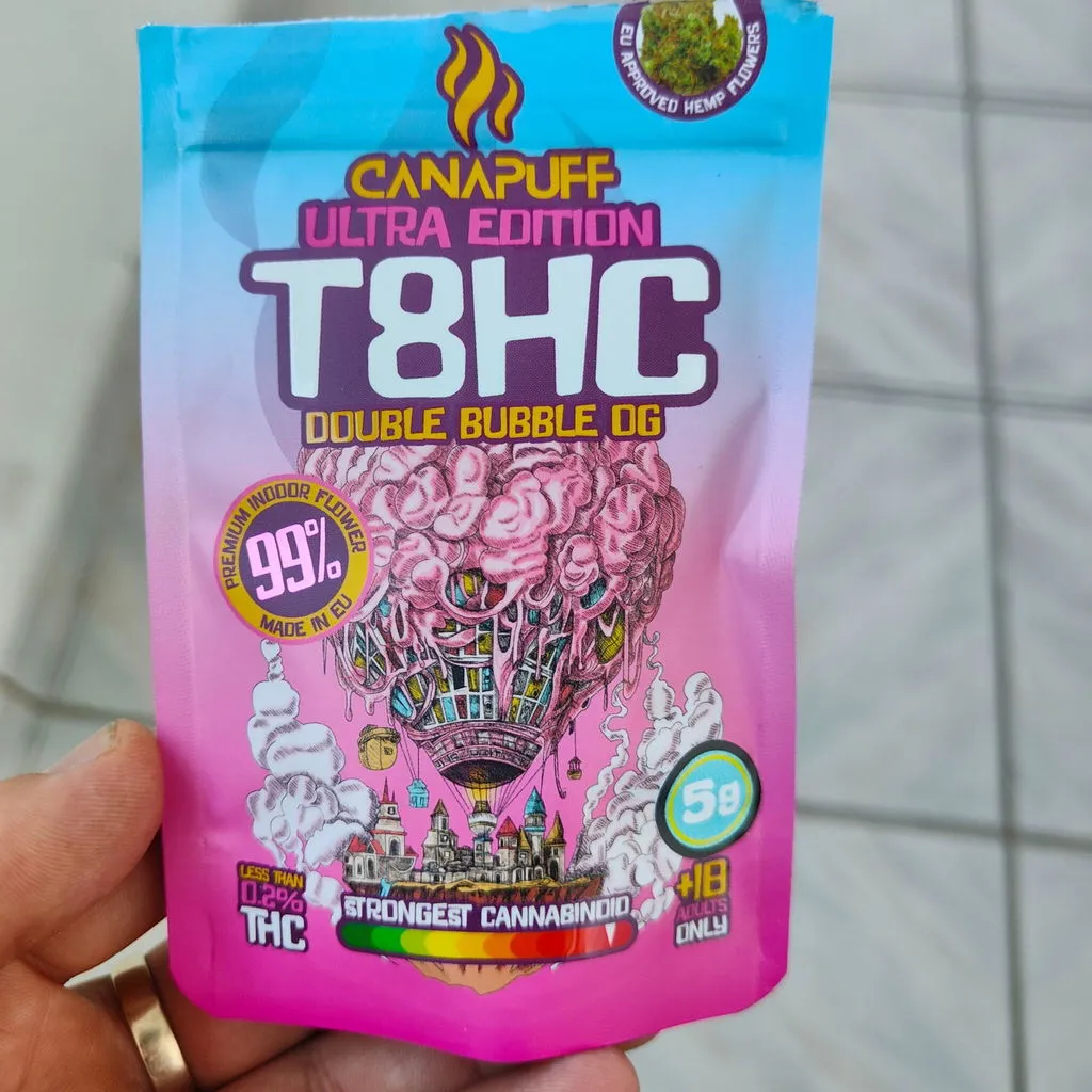 CanaPuff Double Bubble T8HC blomst 1 g bubblegum