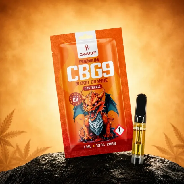 Canapuff CBG9 Blood Orange 79% patron blood orange sitrus