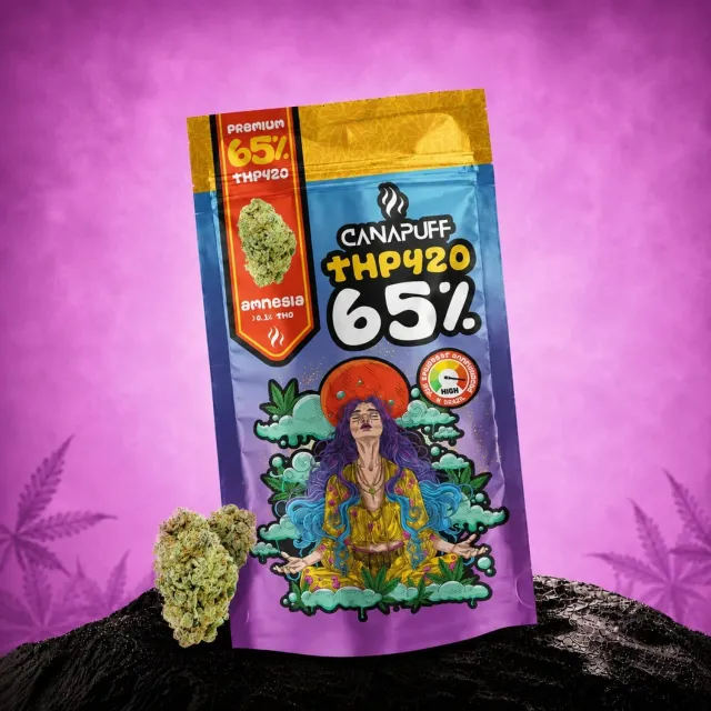 Canapuff THP420 Amnesia topskudd 65% 1 g