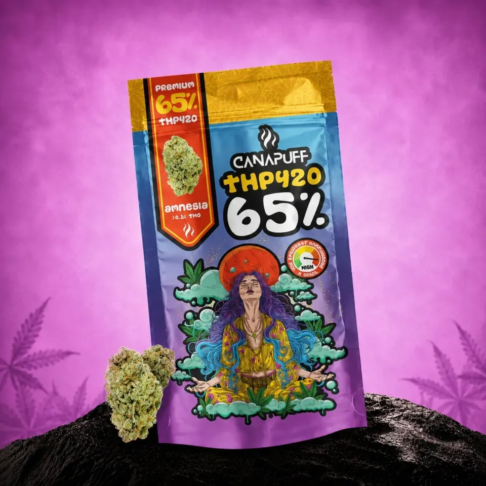 Canapuff THP420 Amnesia topskudd 65% 1 g