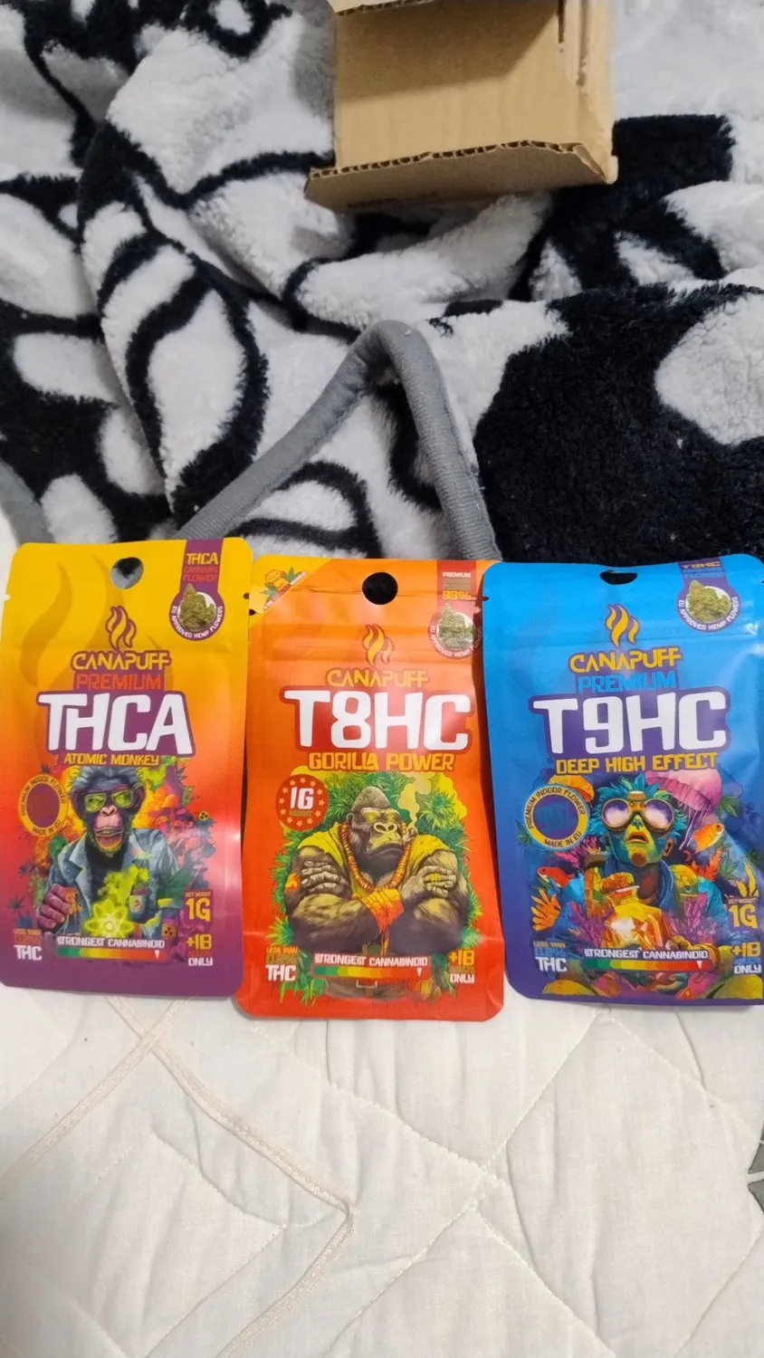 Canapuff Atomic Monkey THCA topskudd 1 g 99 %
